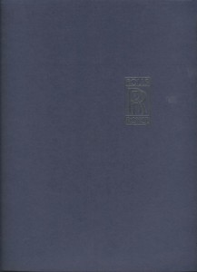SE VENDE CATÁLOGO GAMA ROLLS ROYCE AÑO 1993 ROLLS ROYCE.