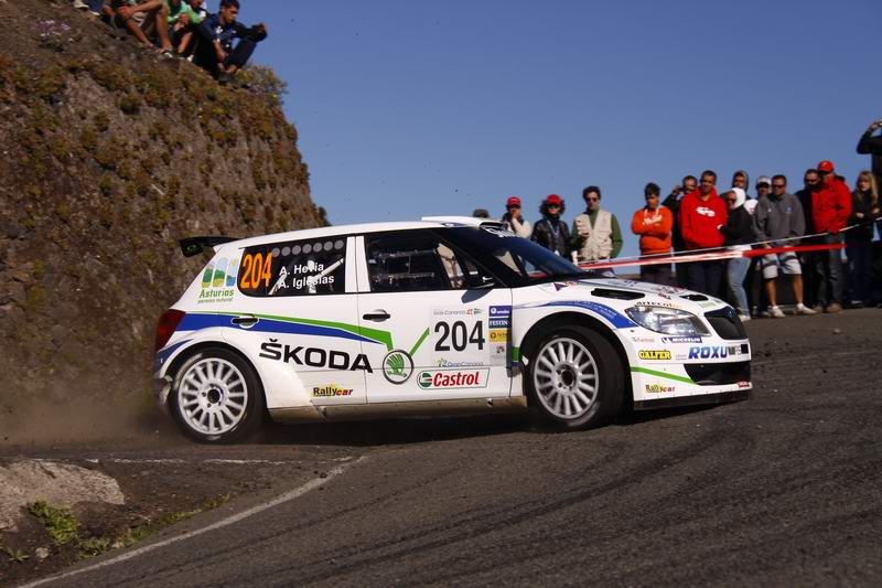 ALBERTO HEVIA EN EL RALLY INTERNACIONAL CANTABRIA