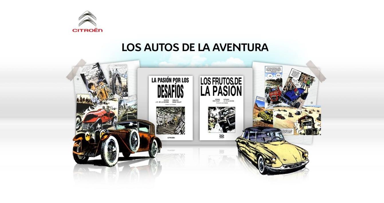 LA AVENTURA DE CITROËN, EN CÓMIC PARA SMARTPHONES, IPAD E INTERNET