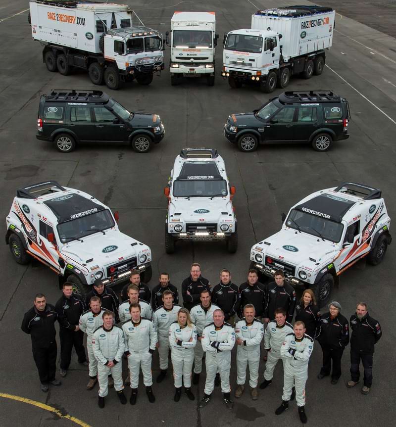 EL EQUIPO RACE2RECOVERY PREPARADO PARA EL DAKAR RACE2RECOVERY.