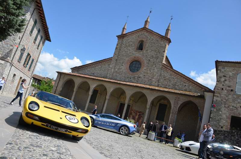 FIRST STAGE OF THE LAMBORGHINI 50TH ANNIVERSARY GRAND TOUR