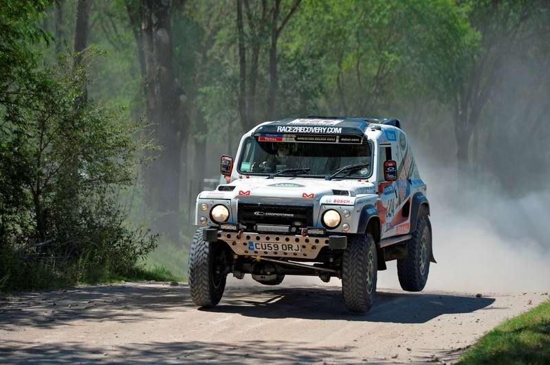 Coche de carreras Race2Recovery en Argentina 1ª Semana - Dakar 2014