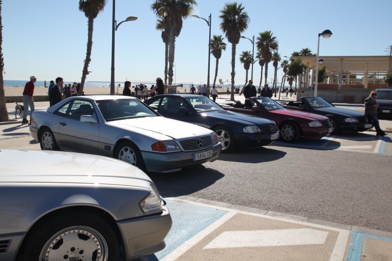 CONCENTRACIÓN NACIONAL MERCEDES-BENZ SL (R129) EN VALENCIA MERCEDES-BENZ