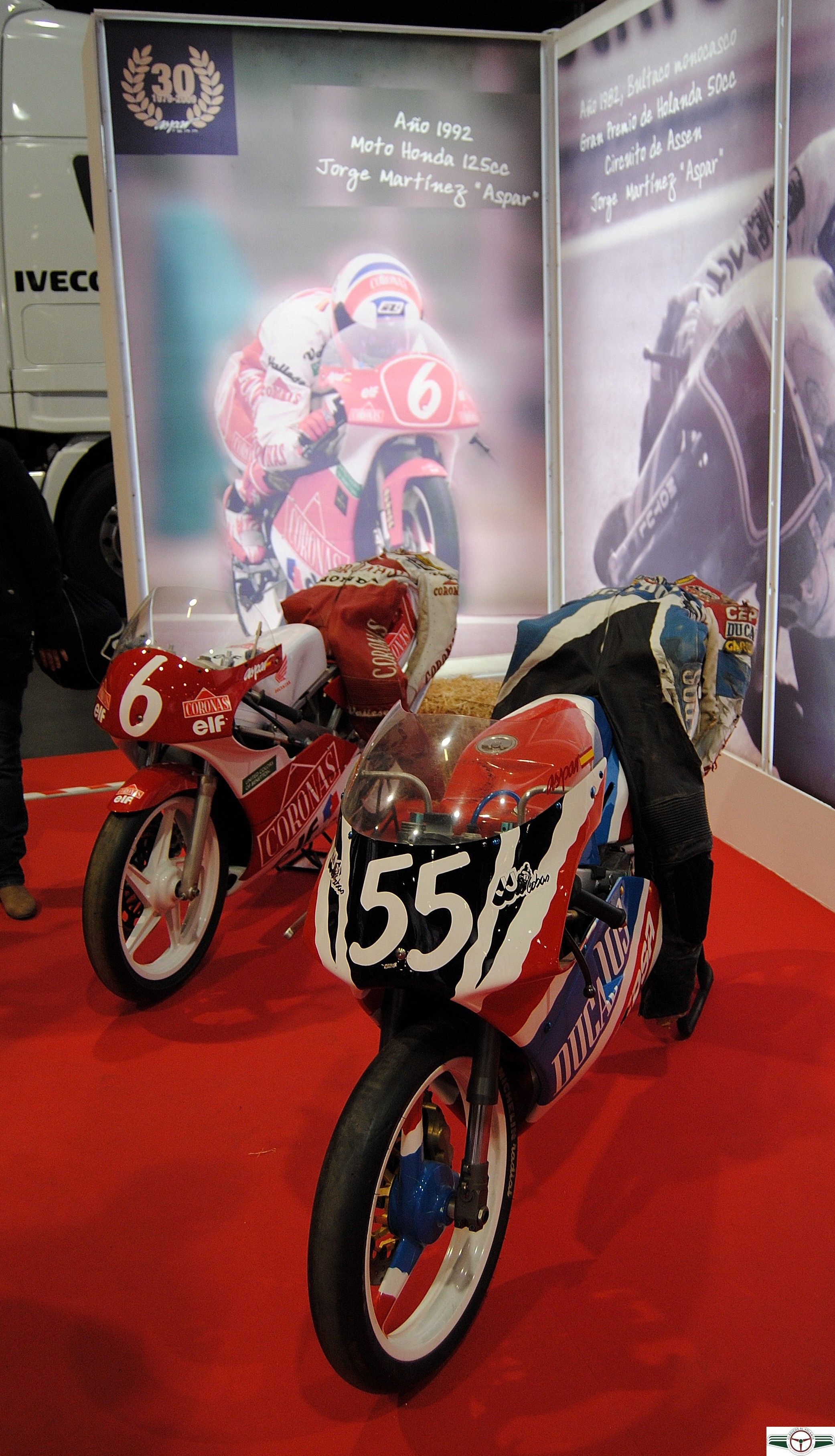 LAS MOTOS DE JORGE MARTÍNEZ «ASPAR» EN EL SALÓN 2RUEDAS 2RUEDAS