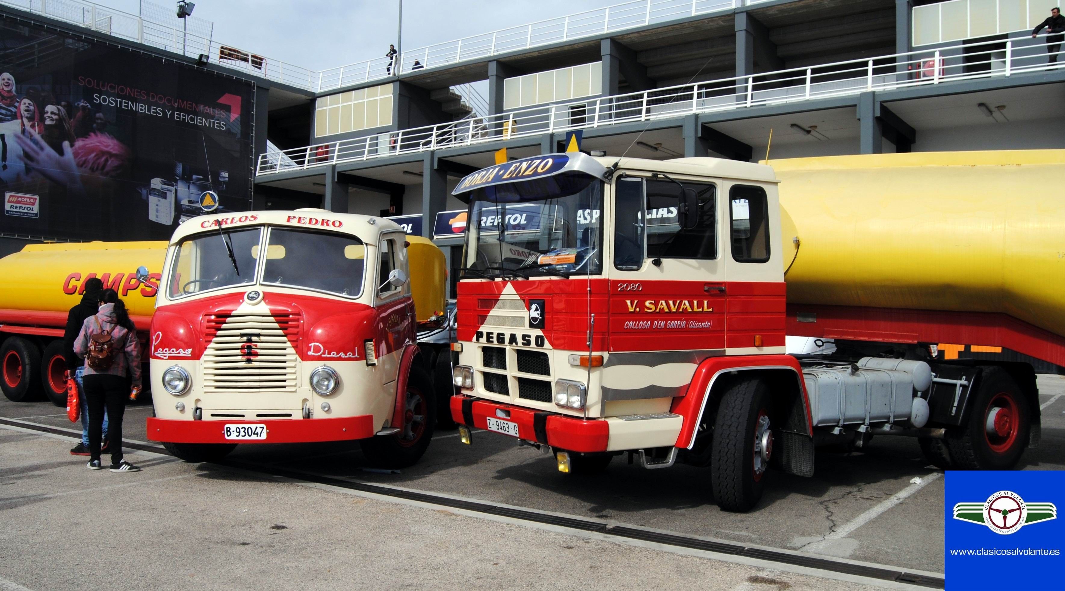 LOS CAMIONES CLÁSICOS TAMBIÉN FUERON PROTAGONISTAS EN CLASSICS & LEGENDS PEGASO