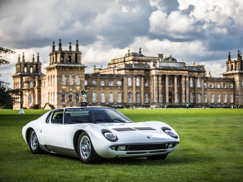 DALLARA’S POLO STORICO-RESTORED MIURA WINS AT UK’S SALON PRIVÉ lamborghini
