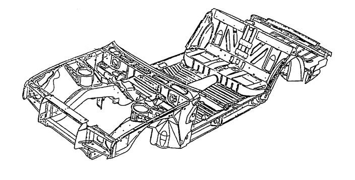 PLATAFORMA DEL BENTLEY CONTINENTAL R DE LA QUE DERIVA LA EMPLEADA POR EL ROLLS-ROYCE CORNICHE