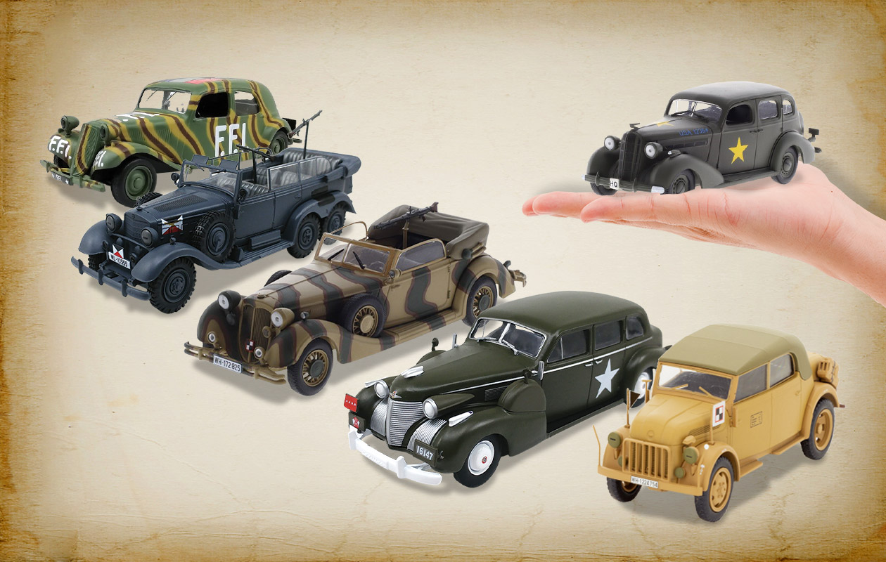 NUEVA COLECCIÓN DE MAQUETAS COCHES MILITARES DE LA SEGUNDA GUERRA MUNDIAL”  DE ALTAYA - Clásicos al Volante