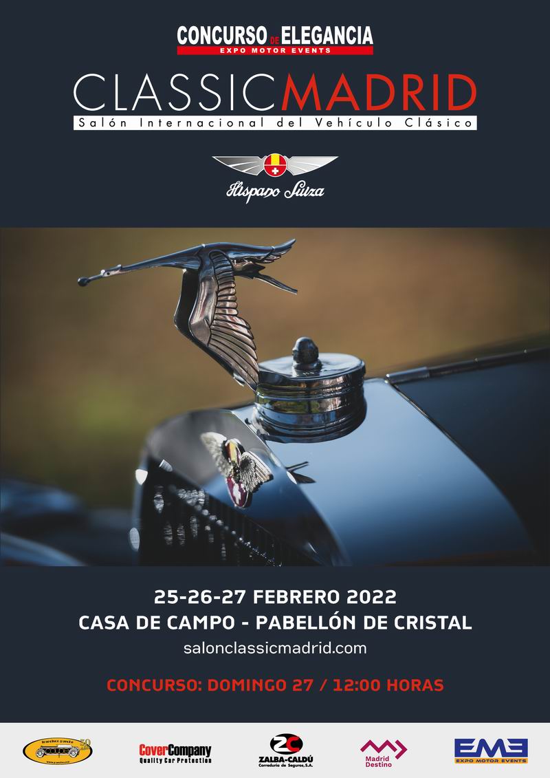 CARTEL DEL CONCURSO ELEGANCIA HISPANO SUIZA DE CLASSICMADRID CARTEL DEL CONCURSO ELEGANCIA HISPANO SUIZA DE CLASSICMADRID