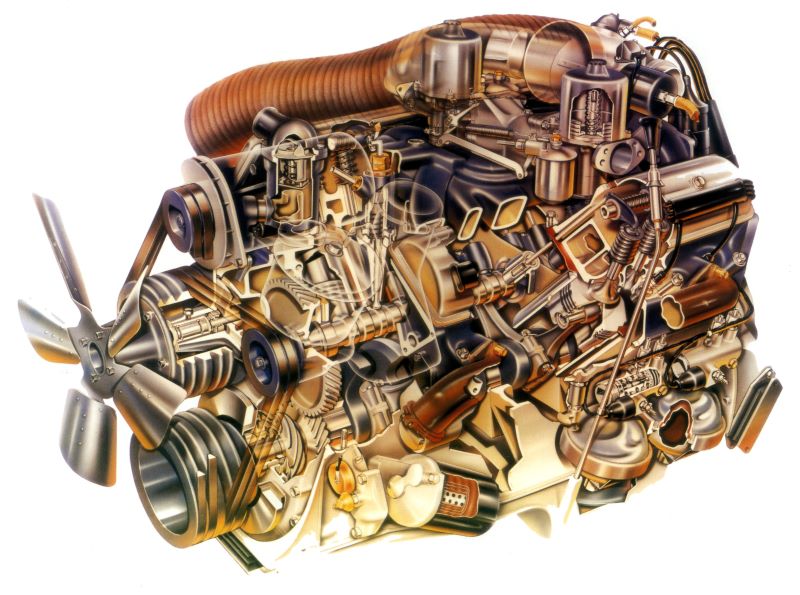 MOTOR L410 EMPLEADO POR EL BENTLEY TIPO-T MOTOR L410 EMPLEADO POR EL BENTLEY TIPO-T