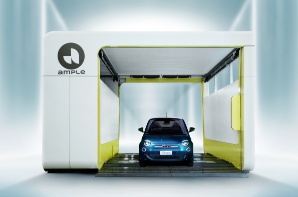 ASOCIACIÓN ENTRE STELLANTIS Y AMPLE PARA FAVORECER EL INTERCAMBIO DE BATERÍAS EN LOS VEHÍCULOS ELÉCTRICOS DE STELLANTIS