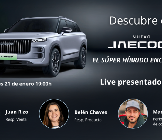 EL JAECOO 7 SÚPER HÍBRIDO ENCHUFABLE DEBUTA EN ESPAÑA EN UN STREAMING CON PRIMICIAS, PREMIOS Y OFERTAS EL JAECOO 7 SÚPER HÍBRIDO ENCHUFABLE DEBUTA EN ESPAÑA EN UN STREAMING