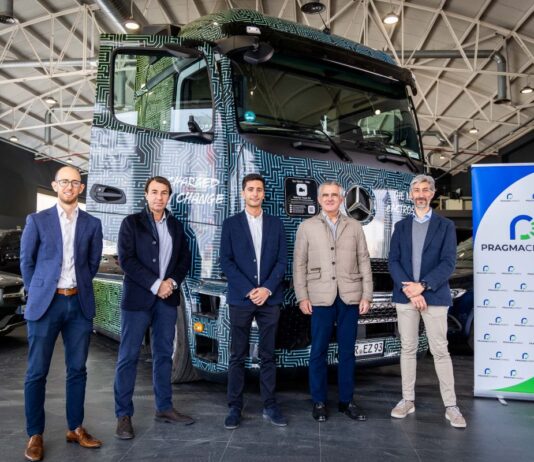 PRAGMACHARGE, MERCEDES-BENZ TRUCKS Y TRANSNUGON INICIAN PRUEBAS PARA CAMIONES ELÉCTRICOS EN EL CORREDOR MADRID-VALENCIA PRAGMACHARGE, MERCEDES-BENZ TRUCKS Y TRANSNUGON INICIAN PRUEBAS PARA CAMIONES ELÉCTRICOS EN EL CORREDOR MADRID-VALENCIA