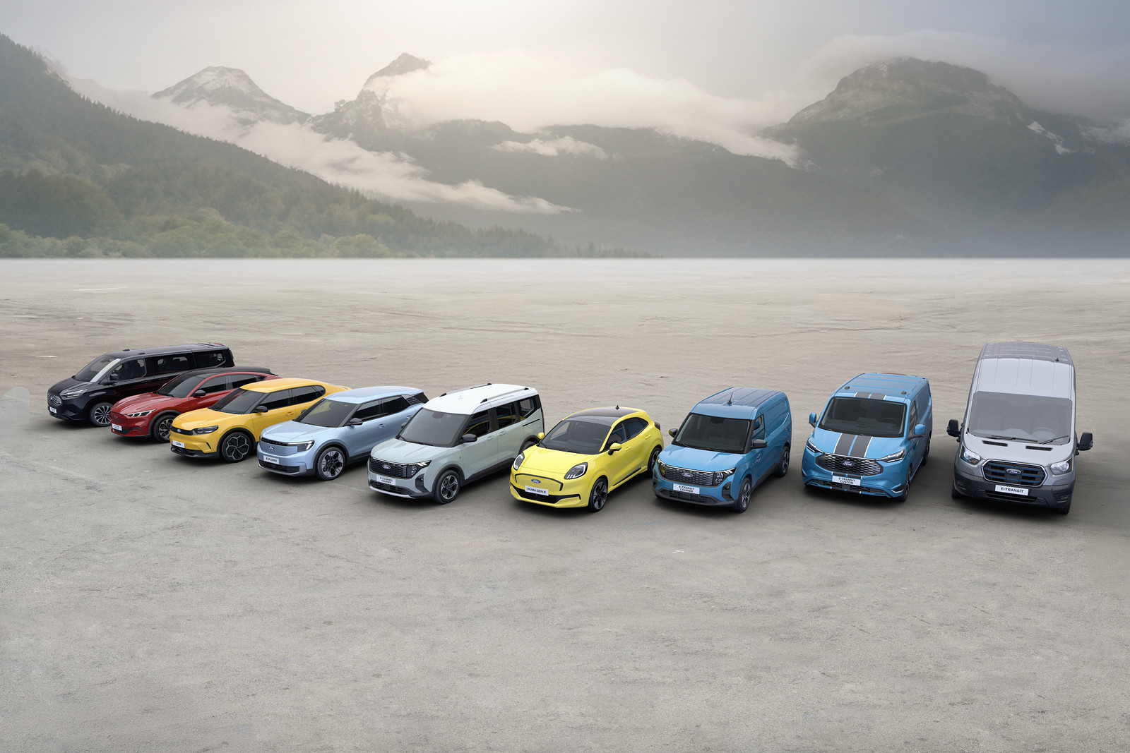 GAMA DE VEHÍCULOS ELÉCTRICOS DE FORD (2025)