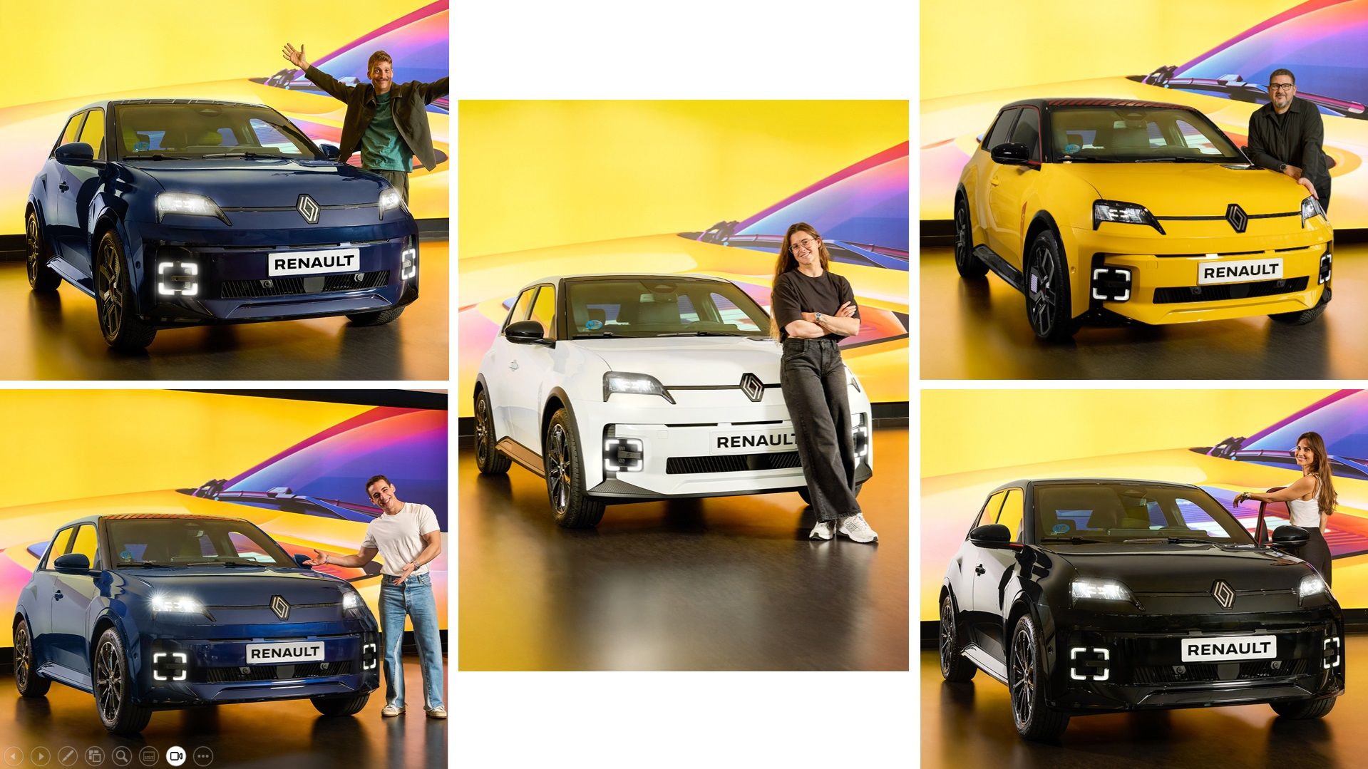 CINCO ROSTROS RECONOCIDOS SE UNEN A LA REVOLUCIÓN DE RENAULT 5 E-TECH ELÉCTRICO