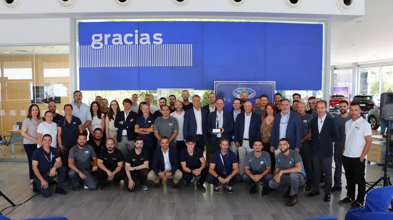 FORD PREMIA AL CONCESIONARIO JEREZ MOTOR CON SU 12º PRESIDENT’S AWARD