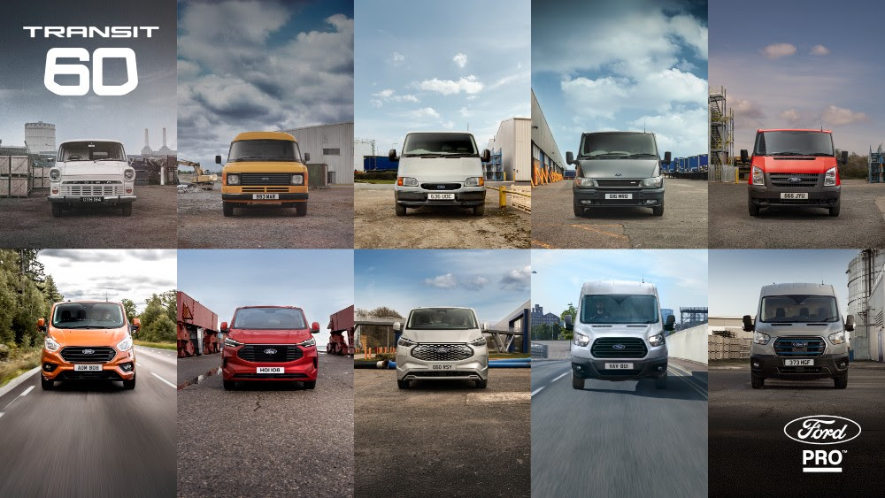 MÁS DE 13.000.000 FORD TRANSIT HAN SIDO PRODUCIDAS DURANTE LAS ÚLTIMAS SEIS DÉCADAS