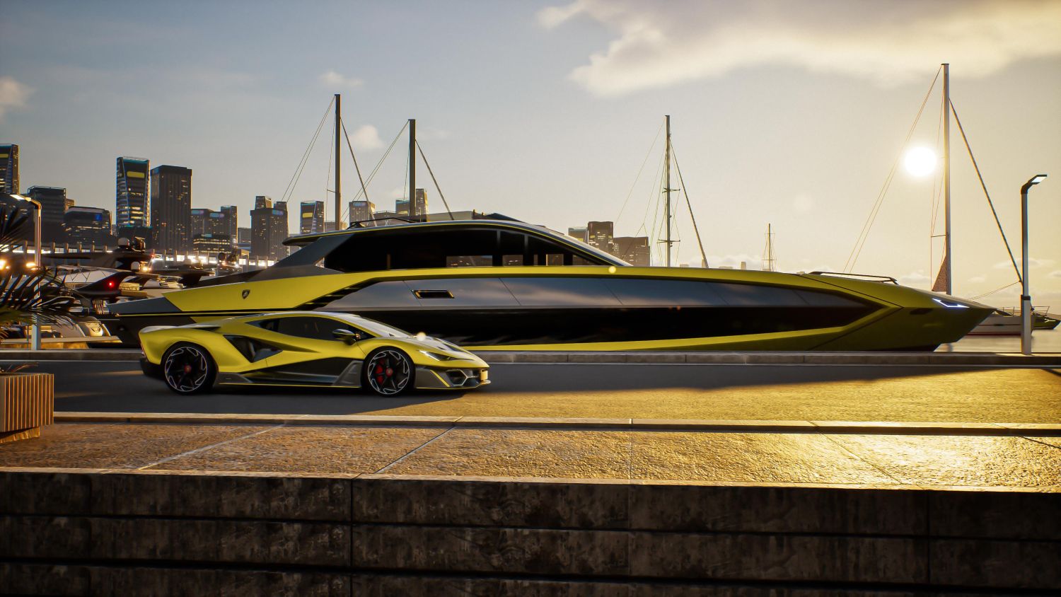 LAMBORGHINI Y THE ITALIAN SEA GROUP PRESENTAN EL NUEVO YATE TECNOMAR FOR LAMBORGHINI 101FT