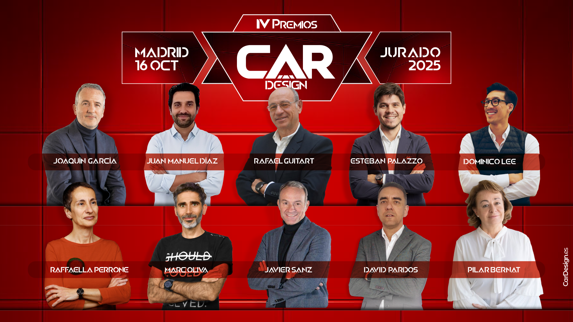 JURADO INDEPENDIENTE FORMADO POR DESTACADOS PROFESIONALES DEL DISEÑO, LA INNOVACIÓN Y LA MOVILIDAD PARA LA IV EDICIÓN DE LOS PREMIOS CARDESIGN.ES