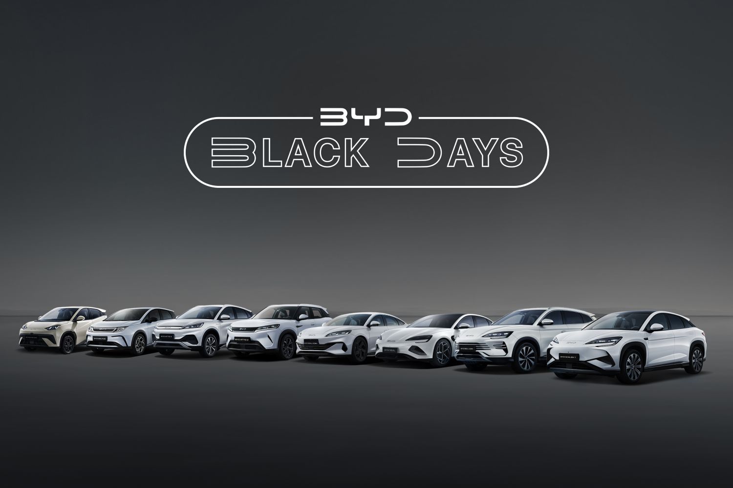BYD PRESENTA SUS BLACK DAYS CON HASTA 16.200 EUROS DE DESCUENTO EN SU GAMA DE VEHÍCULOS ENCHUFABLES