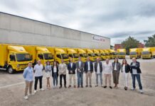 TRANSPORTES OCÓN RENUEVA SU FLOTA DE DISTRIBUCIÓN CON 15 CAMIONES ELÉCTRICOS FUSO eCanter 7C18e Y 9C18e TRANSPORTES OCÓN RENUEVA SU FLOTA DE DISTRIBUCIÓN CON 15 CAMIONES ELÉCTRICOS FUSO eCanter 7C18e Y C18e