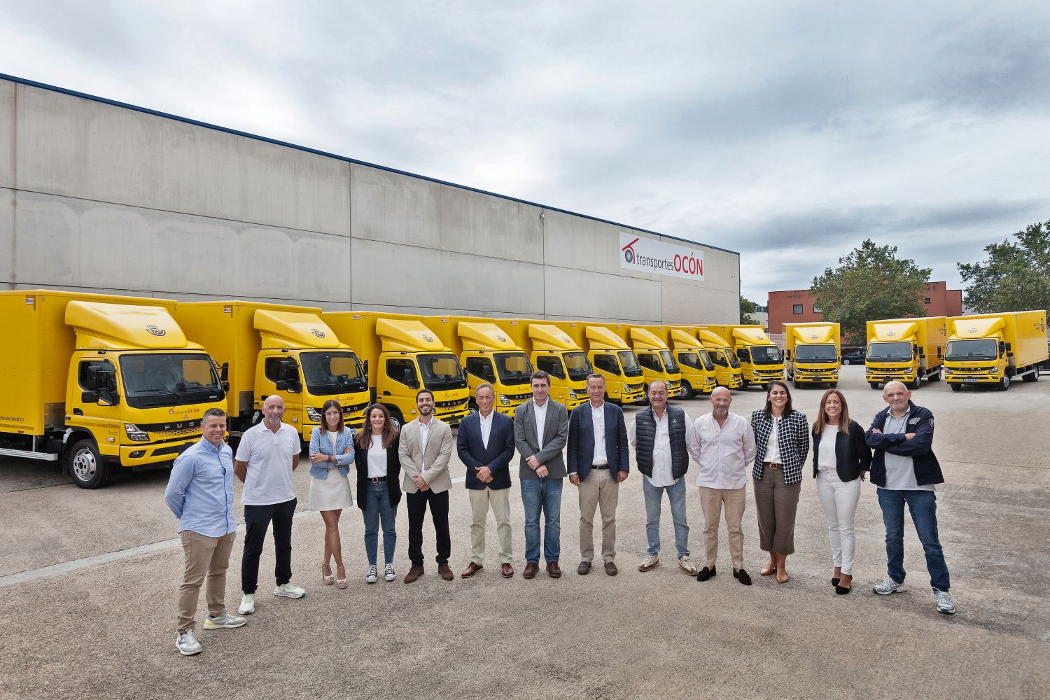 TRANSPORTES OCÓN RENUEVA SU FLOTA DE DISTRIBUCIÓN CON 15 CAMIONES ELÉCTRICOS FUSO eCanter 7C18e Y C18e