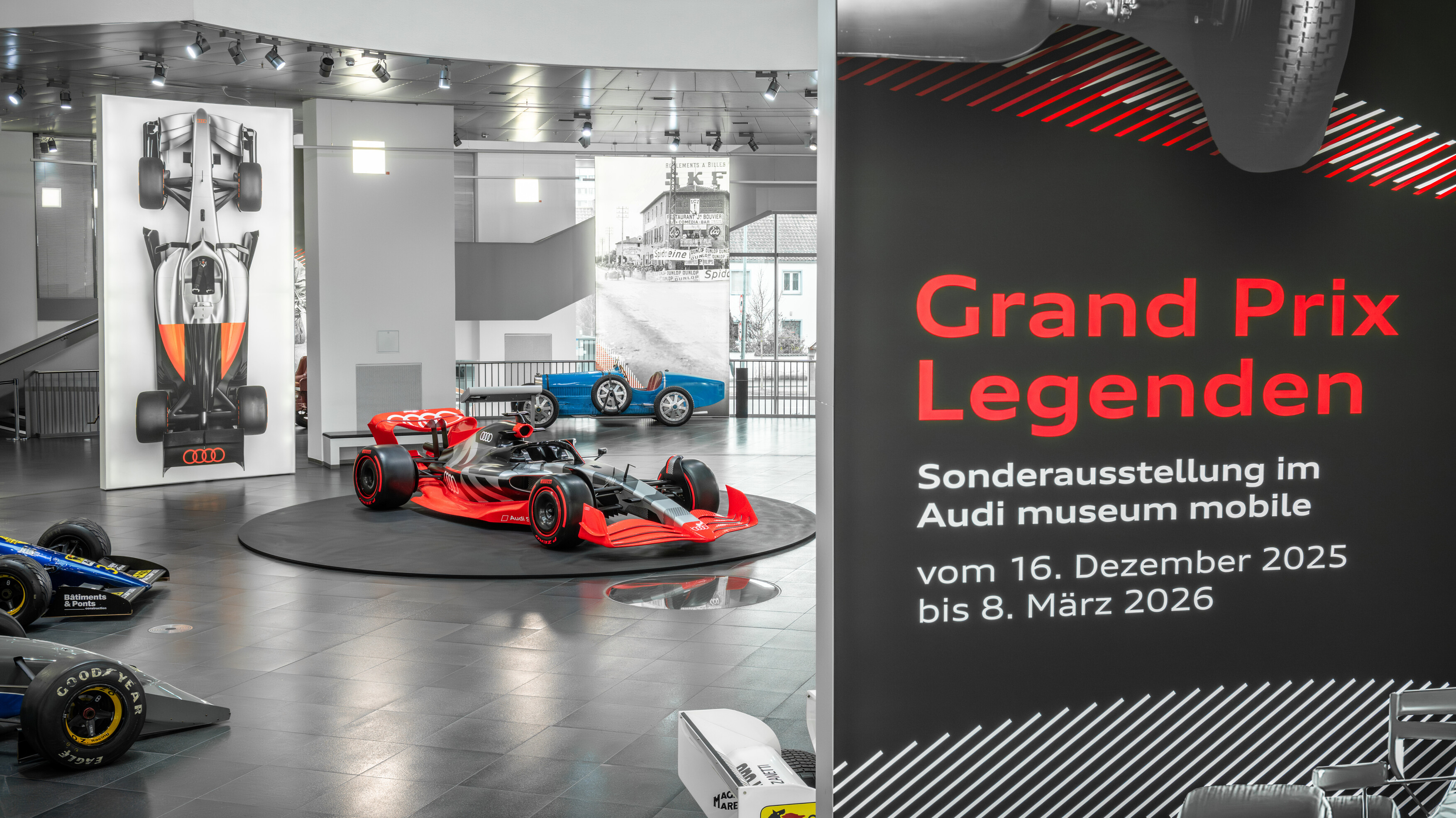 ALTAS PRESTACIONES EN EL MUSEO AUDI MOBILE: NUEVA EXPOSICIÓN “LEGENDS OF GRAND PRIX”