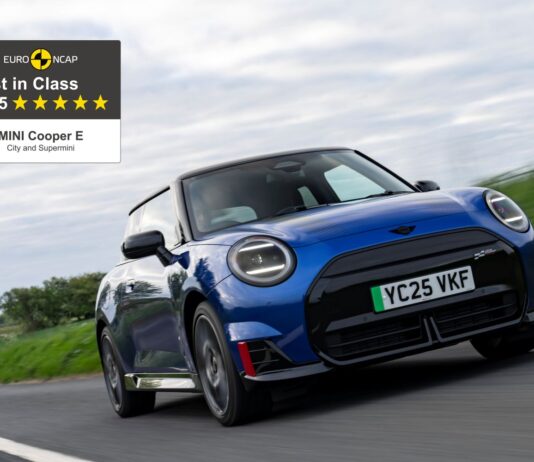 EL MINI COOPER ELECTRIC GANA EL PREMIO EURO NCAP BEST IN CLASS EL MINI COOPER ELECTRIC GANA EL PREMIO EURO NCAP BEST IN CLASS