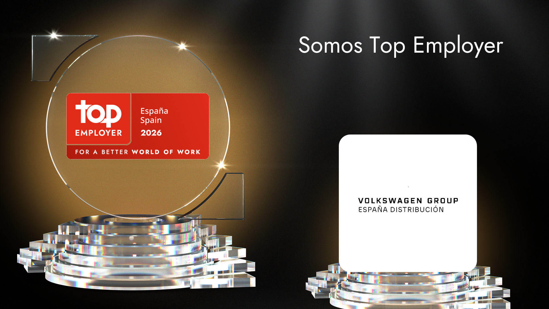 VOLKSWAGEN GROUP ESPAÑA DISTRIBUCIÓN, RECONOCIDA COMO TOP EMPLOYER POR DUODÉCIMO AÑO CONSECUTIVO