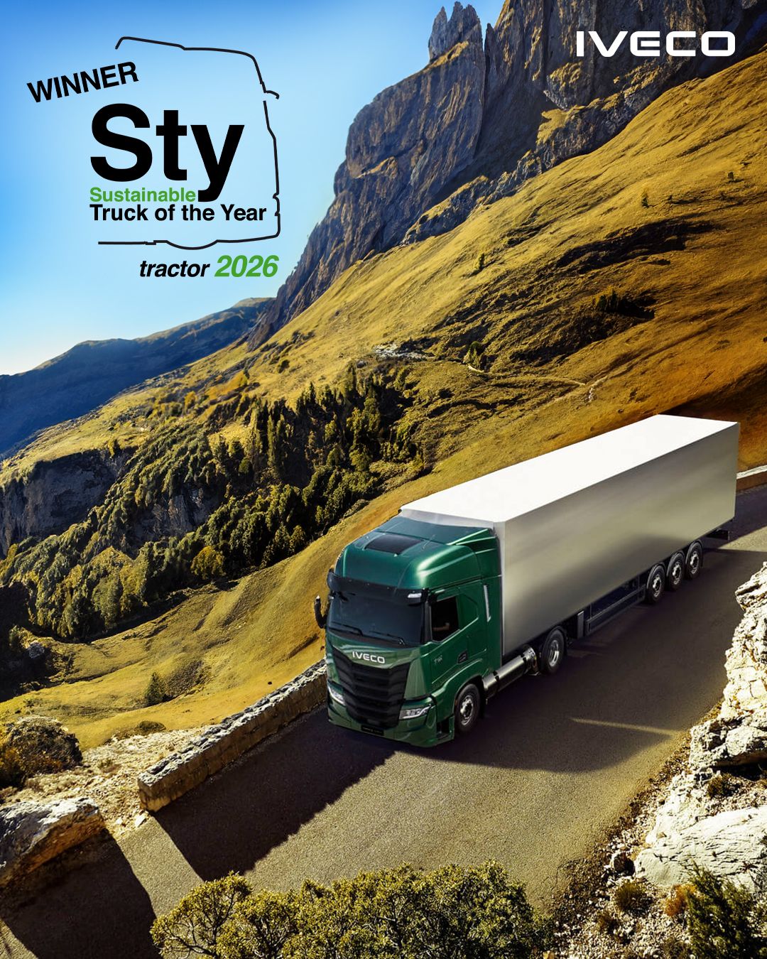 EL IVECO S-WAY GNL, PREMIO AL “CAMIÓN SOSTENIBLE DEL AÑO” 