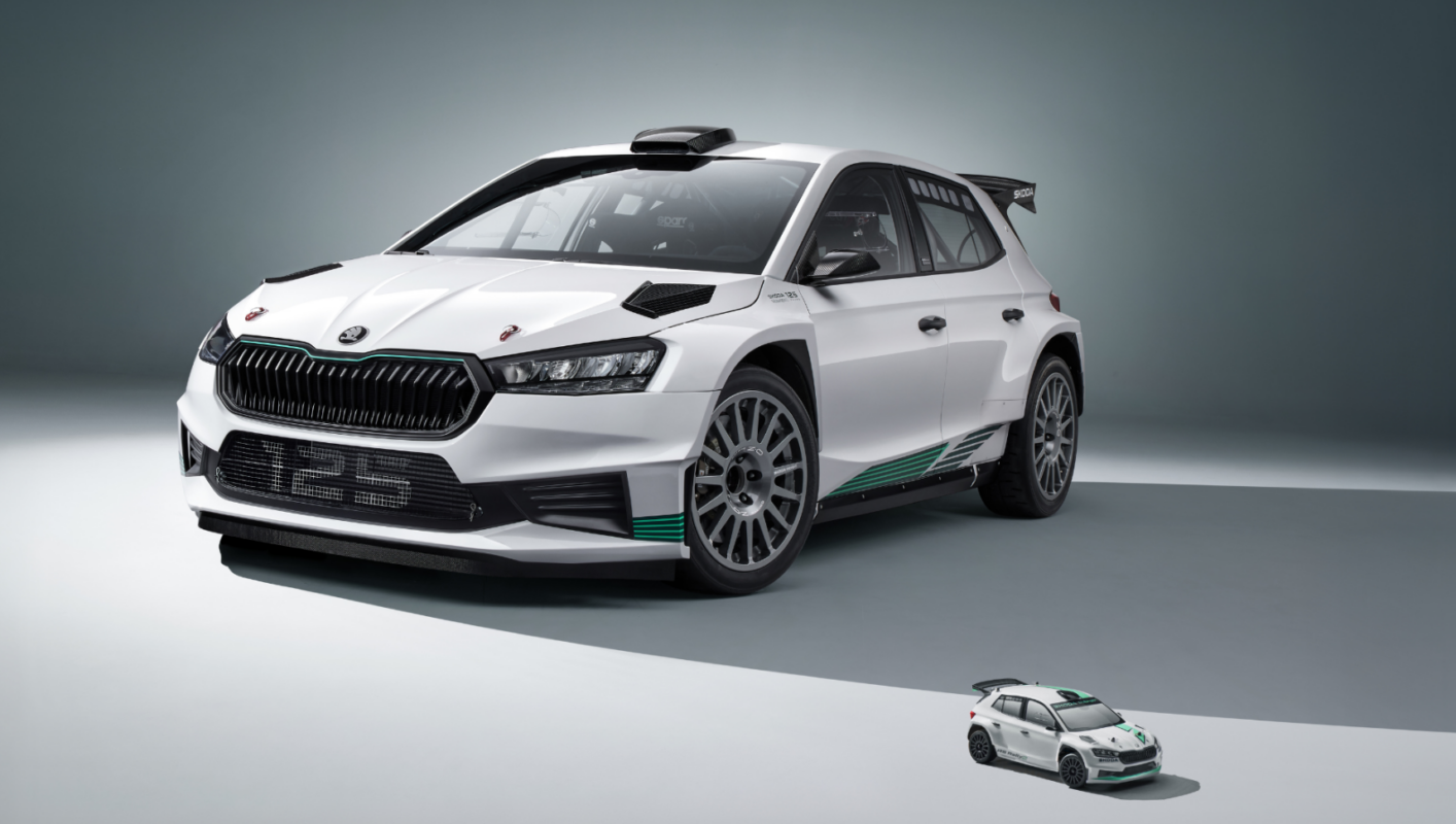 ŠKODA MOTORSPORT CELEBRA 125 AÑOS DE ÉXITOS Y LO CELEBRA CON  MÁS EQUIPAMIENTO PARA EL FABIA RS RALLY2
