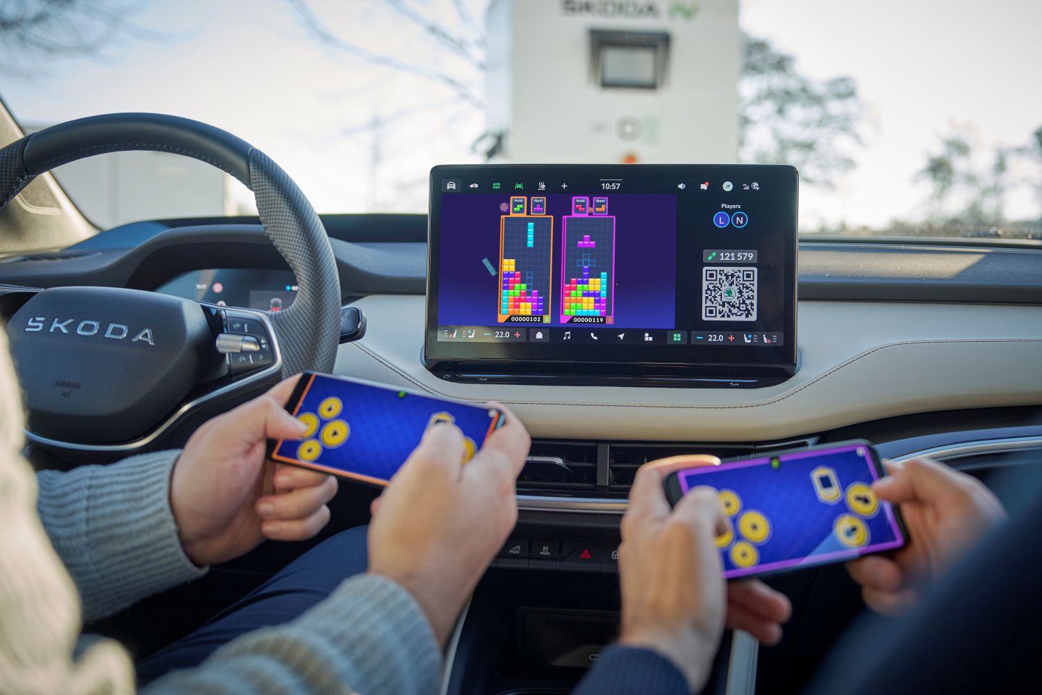 ŠKODA AÑADE AIRCONSOLE, ŠKODA PLAY Y SPOTIFY AL SISTEMA DE INFOENTRETENIMIENTO DE LOS VEHÍCULOS ELÉCTRICOS