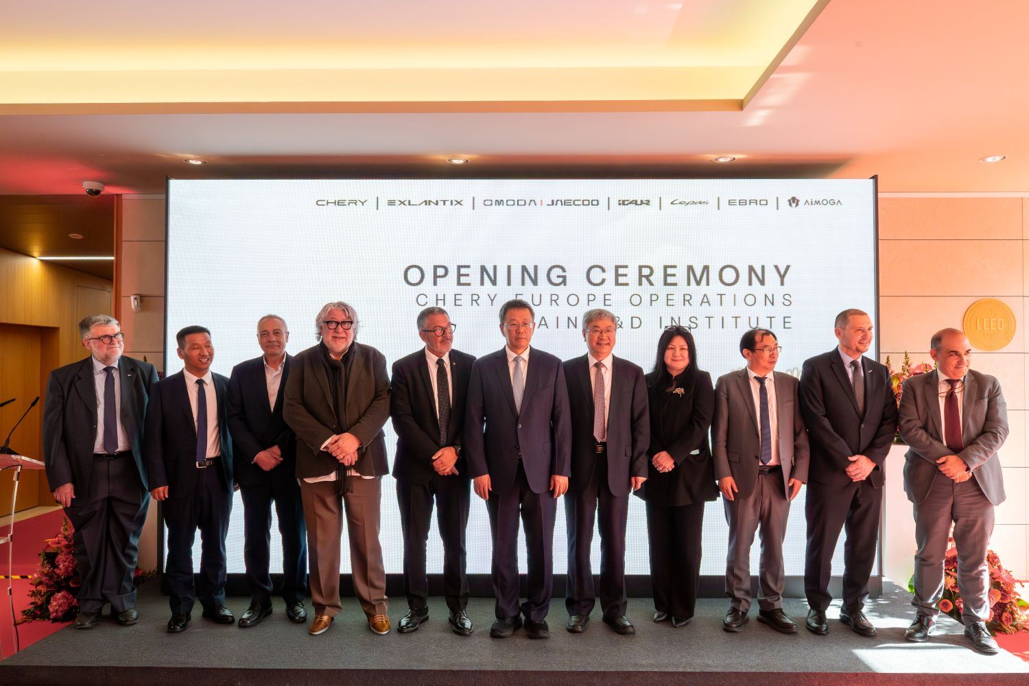 CHERY AUTO INAUGURA EN BARCELONA SU PRIMER CENTRO DE OPERACIONES E I+D FUERA DE CHINA