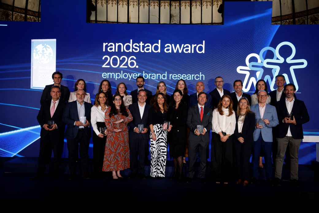 Foto de familia de los ganadores de los XVII Randstad Awards