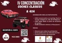 IV CONCENTRACIÓN DE COCHES CLÁSICOS & 4X4, NÁQUERA, 10/5/2026 IV CONCENTRACIÓN DE COCHES CLÁSICOS & 4X4, NÁQUERA, 10/5/2026