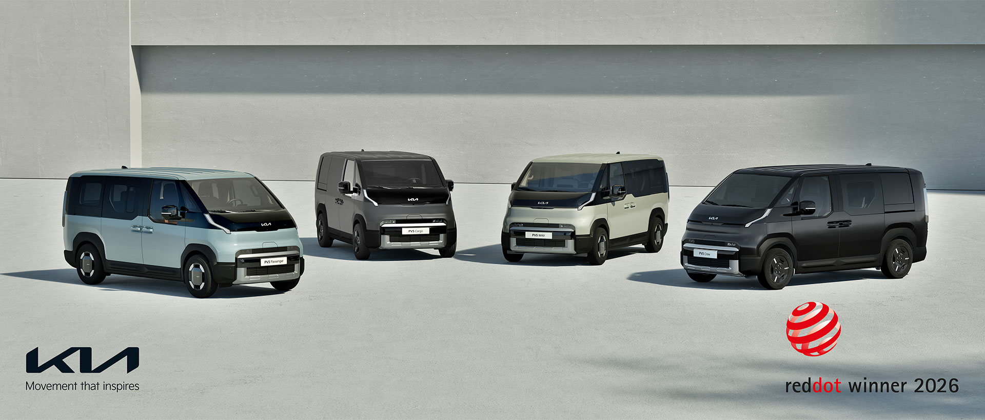 Kia PV5, galardonado con el premio «Winner»
