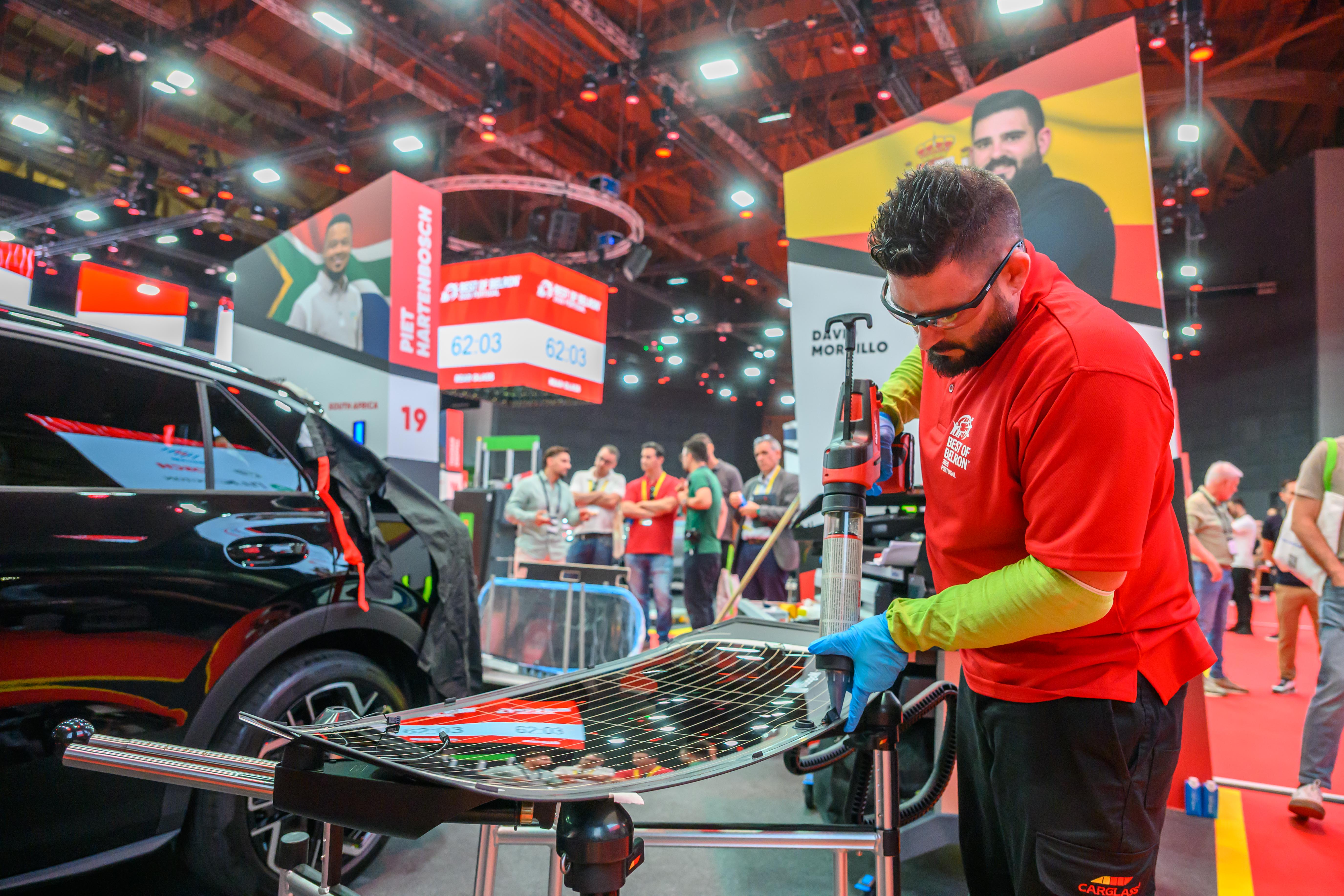 DAVID MORCILLO FINALIZA EN SÉPTIMA POSICIÓN EN EL BEST OF BELRON® 2026, QUE REUNIÓ A LOS MEJORES TÉCNICOS DE CRISTALERÍA DEL AUTOMÓVIL DE 30 PAÍSES