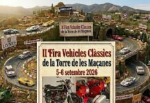 II FIRA DE VEHÍCLES CLÀSSICS DE LA TORRE DE LES MAÇANES, 5 Y 6 DE SEPTIEMBRE II FIRA DE VEHÍCLES CLÀSSICS DE LA TORRE DE LES MAÇANES