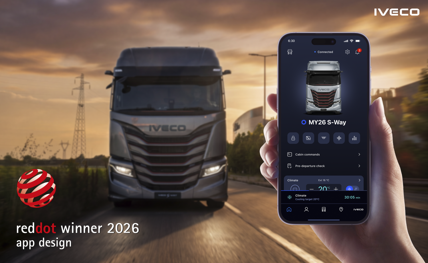 LA APLICACIÓN IVECO EASY WAY GANA EL PREMIO RED DOT POR SU DISEÑO CENTRADO EN EL USUARIO