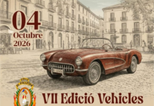 VII EDICIÓN VEHÍCULOS CLÁSICOS ALGINET, 4/10/2026 VII EDICIÓN VEHÍCULOS CLÁSICOS ALGINET